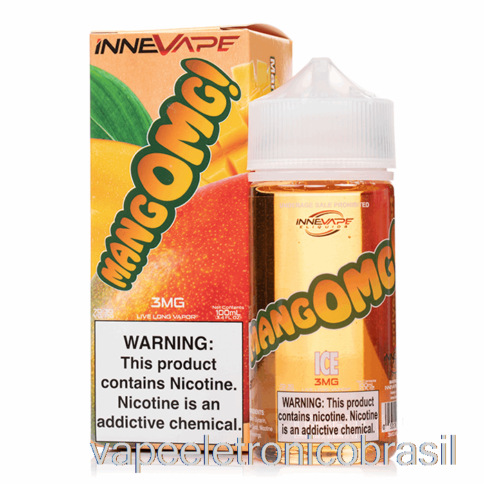 Vape Eletrônico Mangomg! Gelo - Innevape E-líquido - 100ml 0mg